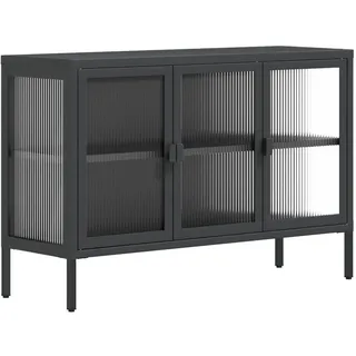 vidaXL Sideboard 105 x 70 x 35 cm Schwarz