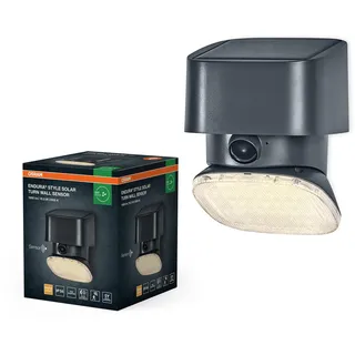 Osram Außenleuchte Kunststoff 14,9 cm Solar 890 lm IP54 dunkelgrau