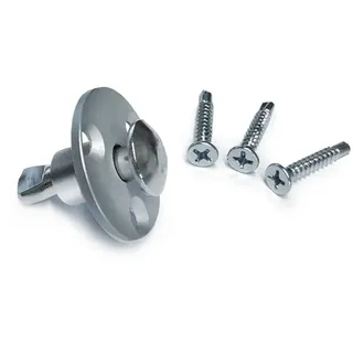 ANKO Planen Versenkbarer Bodenanker Bodenhülse aus Edelstahl 12mm für Pool Schwimmbad Plane (Für Holzflächen)