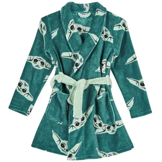 Cerda Group Coral Fleece The Mandalorian Bademantel - Green - 7 Jahre