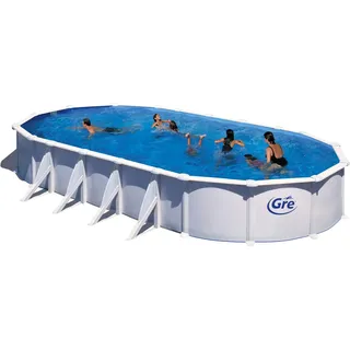 Gre Atlantis Oval 1000 x 550 x 132 cm inkl. Sandfilteranlage