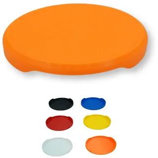 Schutzabdeckung für Sagrotan No Touch Seifenspender - Deckel Verschlussdeckel Ersatz Ersatzteile Reparatur Wartung Nachfüllung Kind Hand Farbauswahl (Orange)