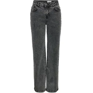 Noisy May Jeans Damen NMYOLANDA NW Wide JEANS Az391dg FWD NOOS grau W29L32 - Grau