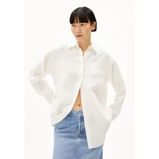 MAALGAA PURE LINO | Bluse aus Leinen - weiss (XL)