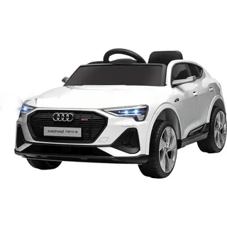 Homcom Elektro Kinderauto Audi E-tron weiß (MP3/USB/TF)