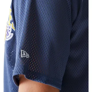New Era Nba Arch Mesh Los Angeles Lakers Kurzarm-t-shirt Blau M Mann Blau M - Lila