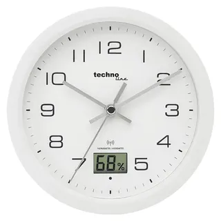 Technoline WT 3100, Wand, Analoge Uhr, Rund, Weiß, 57 mm, 17 cm - Weiß