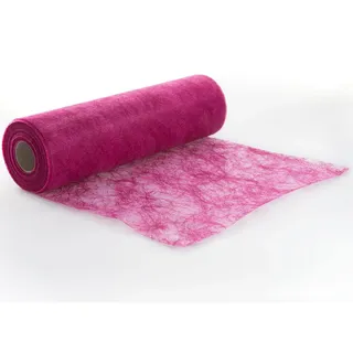 Protinam Sizoflor 30cm x 5m Tischläufer Tischband in Fuchsia zur Dekoration wie Sommer, Ostern, Weihnachten oder Hochzeiten abgelängt (5m, 3450 Fuchsia), 60-019-R-300-A-5mP