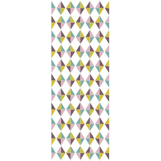 Queence Vinyltapete Jocelyn 90x250 cm selbstklebend bunt