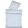 Provence unifarben Blau 200 x 220 cm + 2 x 80 x 80 cm