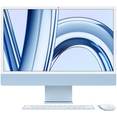 Bild iMac 24", blau, M3 - 8 Core CPU / 10 Core GPU, 8GB RAM, 512GB SSD [2023 / Z19K / Z19L])