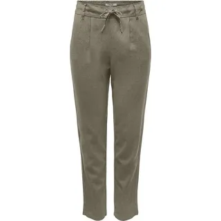 Only Caro Poptrash Easy Hosen Beige S / 32 Frau Beige S - Beige