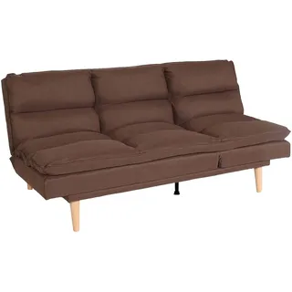 MCW Schlafsofa Stoff 2-Sitzer Braun