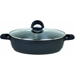 GSW SilcoGuss noir Bräter 24 cm rund