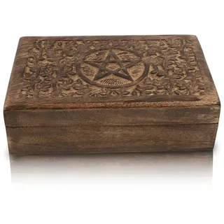 Tolle Geburtstagsgeschenkideen, handgefertigt, dekorativ, Holz-Schmuckschatulle, Schmuck-Organizer, Andenkenbox, Schatztruhe, Schmuckkästchen, Uhrenbox, Aufbewahrungsschloss, 20 x 12 cm