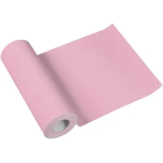 PAW - Tischläufer aus Airlaid (40 cm x 24 m) I Tischdeko für Kommunion, Konfirmation, Hochzeit, Geburtstag, Gartenparty, Taufe I Tischband - Einfarbig, Rosa I Farbe: Monocolor (Light rosa)