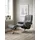 Relaxsessel Mayfair Mikrofaser 83 x 102 x 74 cm Grau mit Hocker