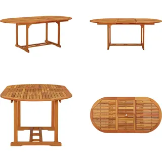 vidaXL Gartentisch 200x100x75 cm Massivholz Eukalyptus - Gartentisch - Gartentische - Gartentisch Holz - Gartentisch Massivholz - Braun