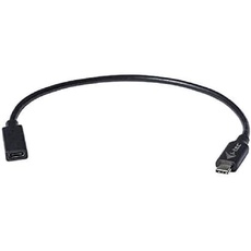 Bild von i-tec USB-C Verlängerungs-Kabel St./Bu. 30cm schwarz