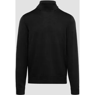 S.Oliver Herren, 2156056 Rollkragenpullover aus Baumwolle, Black, XL