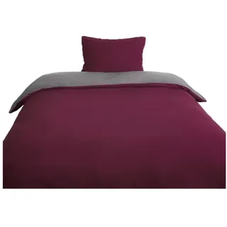 COFI Microfaser Wende-Bettwäsche mit Reißverschluss, für Einzel- und Doppelbett 155 x 200 cm + 80 x 80 cm