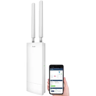 7links WLAN Verstärker: Outdoor-WiFi-6-Repeater, bis 3.000 Mbit/s, Dual-Band, 10 dBi, IP65 (WLAN Outdoor, Repeater, außen)