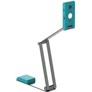 Iriscan Visualizer Webcam Dokumentenkamera v7: 4K UltraHD-13MP, 4-in-1, Visualisierer, A3-Scanner, dokumentenscanner, Videokonferenz, KI-Mikrofon,Autofokus,LED,USB WinMac