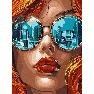 Ideyka Malen nach Zahlen - London Landschaft art_selena_ua 30х40 mit Holzrahmen