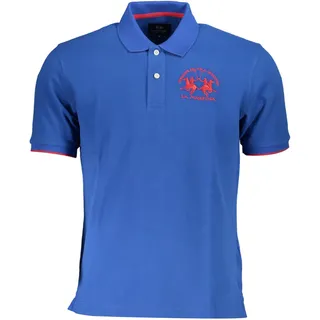 LA MARTINA Polo Herren Textil Blau SF18438 - Größe: M - Blau
