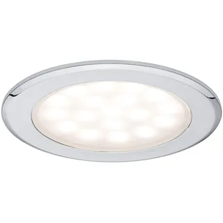 Paulmann LED Einbauleuchte 2er Set rund Chrom