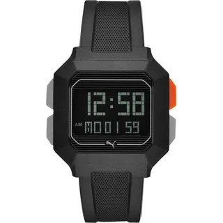 Herren Sportuhr Puma Remix P5020 Quarz schwarz - Schwarz