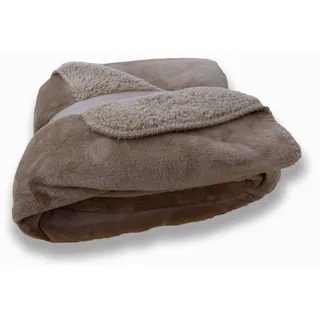 Wirth HARI Kuscheldecke 150 x 200 cm Braun