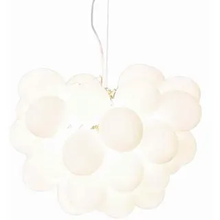 By Rydéns Hängeleuchte , Weiß , Glas , Kugel , 45 cm , Lampen & Leuchten, Innenbeleuchtung, Hängeleuchten, Pendelleuchten