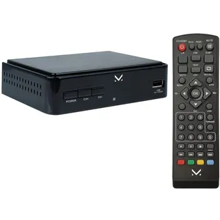 Majestic DEC 665 - Terrestrischer Digitaldecoder DVB-T2 HD, USB-Eingang, Fernbedienung, SCART, HDMI