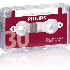Philips, Versandtasche + Luftpolstertasche, Mini Kassette LFH0005 30 Minuten