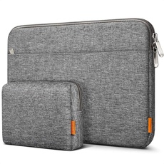 Bild von Laptoptasche 15 Zoll Hülle Tasche Notebook Schutzhülle Case, spritzwassergeschützt, mit Zubehörtasche, Grau