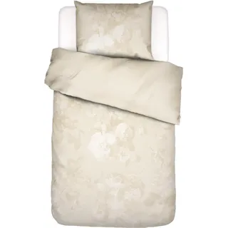 Essenza Satin Bettwäsche-Garnitur Floor Farbe Oyster Größe 135x200+80x80