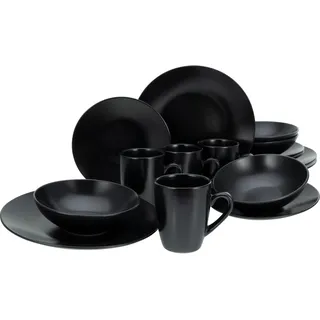 CreaTable Kombiservice 16-tlg. schwarz