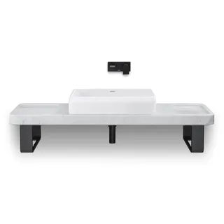 DURAVIT 2383600079 QTG AufbEk. 600 Wß Hgl. R.Ek Wa 1 M - Weiß