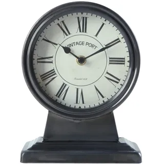 Nikky Home Vintage Kaminuhr, geräuschlos, Nicht tickend, batteriebetrieben, Tisch-Schreibtisch-Regal-Uhr für Wohnzimmer-Dekor