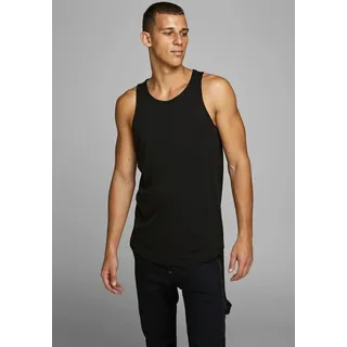 Muskelshirt JACK & JONES "BASIC TANK TOP", Herren, Gr. XXL, schwarz, Jersey, Obermaterial: 100% Baumwolle, unifarben, lässig geschnitten normal, Rundhals, Shirts Muskelshirt
