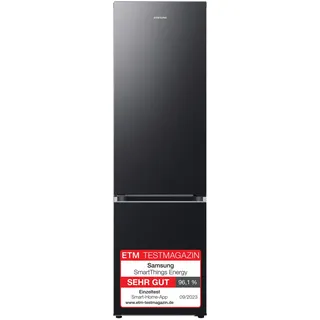 Samsung RB7300 RB38C607AB1 Kühl-Gefrierkombination (387 l, 2030 mm hoch, Premium Black Steel)