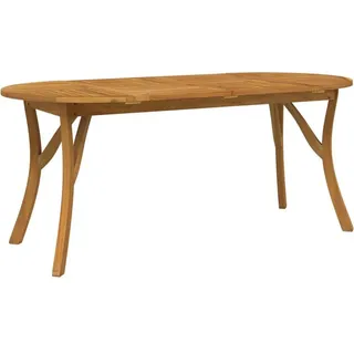 vidaXL Gartentisch 200 x 90 x 75 cm Braun