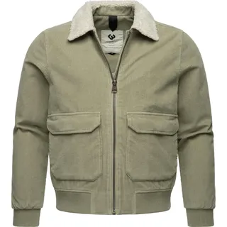 Cordjacke RAGWEAR "Cordjacke Aviss", Herren, Gr. XL, grün (dusty olive), Obermaterial: 100% Baumwolle CO.  Obermaterial: Futter: 100% Polyester PES. 100% Polyester PES., Jacken Cordjacke