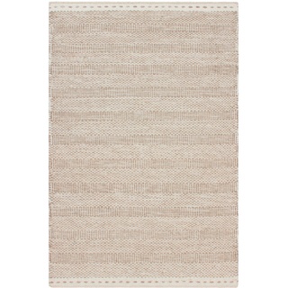 Xxxl Flachwebeteppich , Beige , Textil , Struktur , quadratisch , 120x170 cm , für Fußbodenheizung geeignet , Teppiche Und Böden, Teppiche, Webteppiche