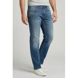 5-Pocket-Jeans CAMEL ACTIVE "WOODSTOCK", Herren, Gr. 36, Länge 34, blau (indigo), Denim/Jeans, Obermaterial: 85% Baumwolle, 13% Polyester, 2% Elasthan, bequem lang, Jeans 5-Pocket-Jeans, mit Stretch