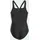 Girl s 3-Stripes C-Back Swimsuit Kids Black/White 4-5 Years