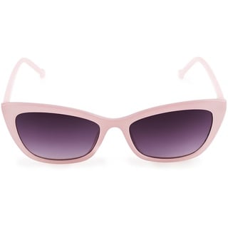 Contacta, Diva Sonnenbrille für Damen mit polarisierten Gläsern, eleganter und femininer Rahmen, klare Sicht, Farbe Rosa mit grauer Linse, Verpackung mit Brillenbeutel, 18 g