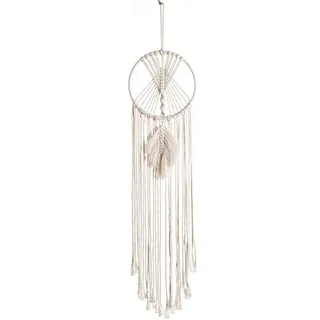 Milisten Makramee Traumfänger Traumfänger gewebter Wandbehang Tapisserie handgefertigt Traumfänger Boho Tapisserie Home Schlafzimmer