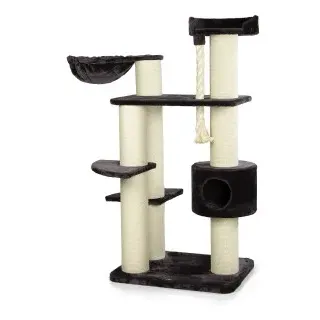 Canadian Cat Company Brockville Kratzbaum 130 x 88 x 163 cm anthrazit